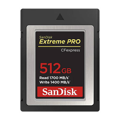 SanDisk 512GB Extreme PRO CFexpress Card (Refurbished)